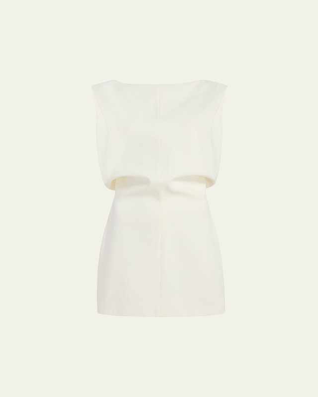 Toma Sleeveless Silk Mini Dress